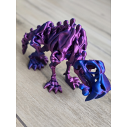Szkielet Saber Tooth Tiger 20cm - 3D Kolekcjonerski Model - Dwukolorowy