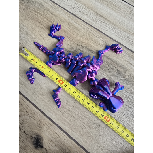 Szkielet Saber Tooth Tiger 20cm - 3D Kolekcjonerski Model - Dwukolorowy