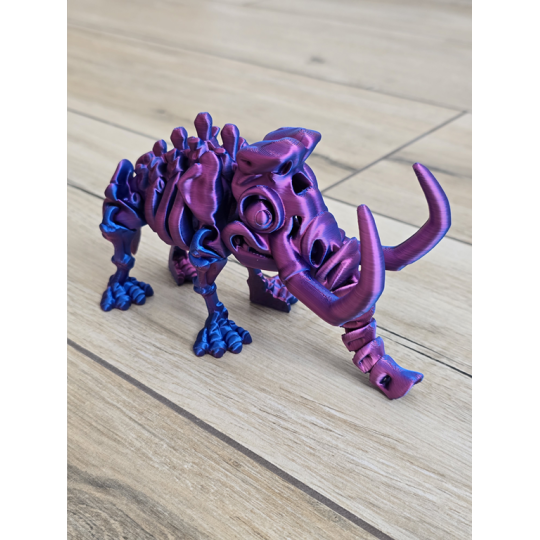 Szkielet Mamuta 22cm - 3D Kolekcjonerski Model - Dwukolorowy Druk3D