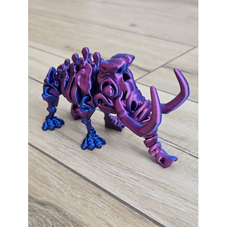 Szkielet Mamuta 22cm - 3D Kolekcjonerski Model - Dwukolorowy Druk3D