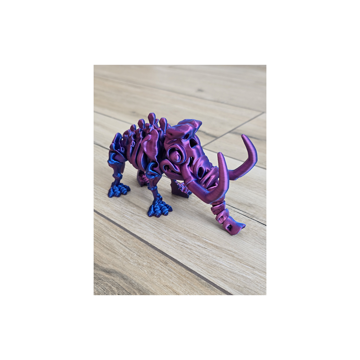 Szkielet Mamuta 22cm - 3D Kolekcjonerski Model - Dwukolorowy Druk3D