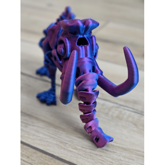 Szkielet Mamuta 22cm - 3D Kolekcjonerski Model - Dwukolorowy Druk3D