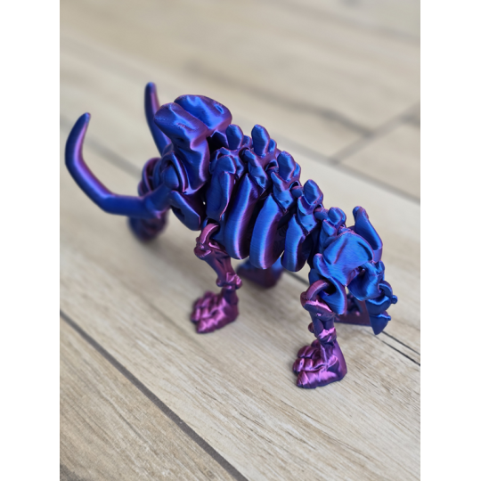 Szkielet Mamuta 22cm - 3D Kolekcjonerski Model - Dwukolorowy Druk3D