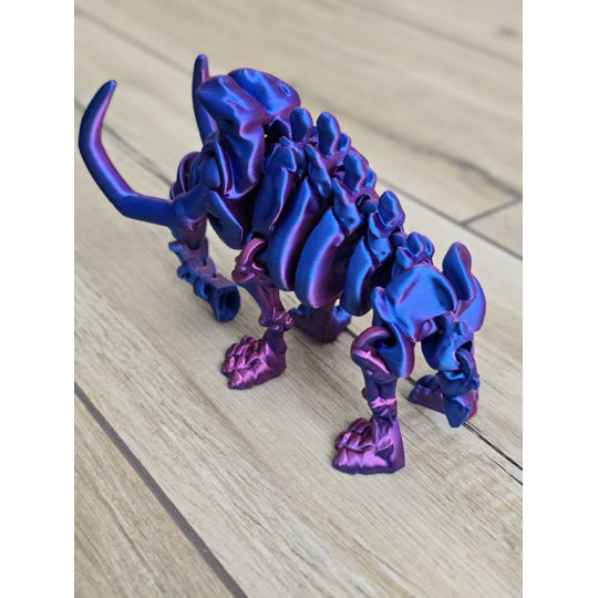 Szkielet Mamuta 22cm - 3D Kolekcjonerski Model - Dwukolorowy Druk3D
