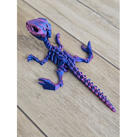 Szkielet Raptora 23cm - 3D Unikatowa Dekoracja! - Dwukolorowy Druk3d