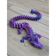 Gigant 67cm Dragon Crystal - figurka 3d Dwukolorowy Druk3d