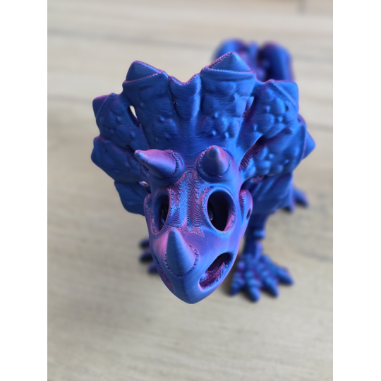 Szkielet Triceratopsa 22cm - 3D Unikatowa Dekoracja! Druk3d