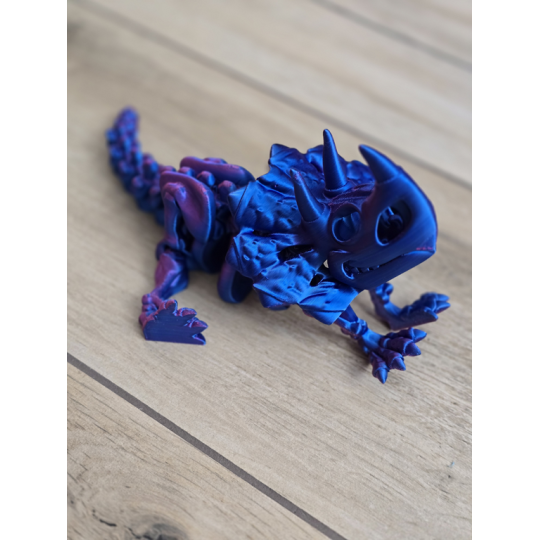 Szkielet Triceratopsa 22cm - 3D Unikatowa Dekoracja! Druk3d