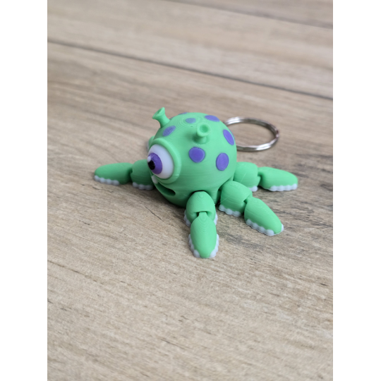 Breloczek Alien Squid Spinner 3d - Brelok Druk3d fidget Keychain mixGadzet