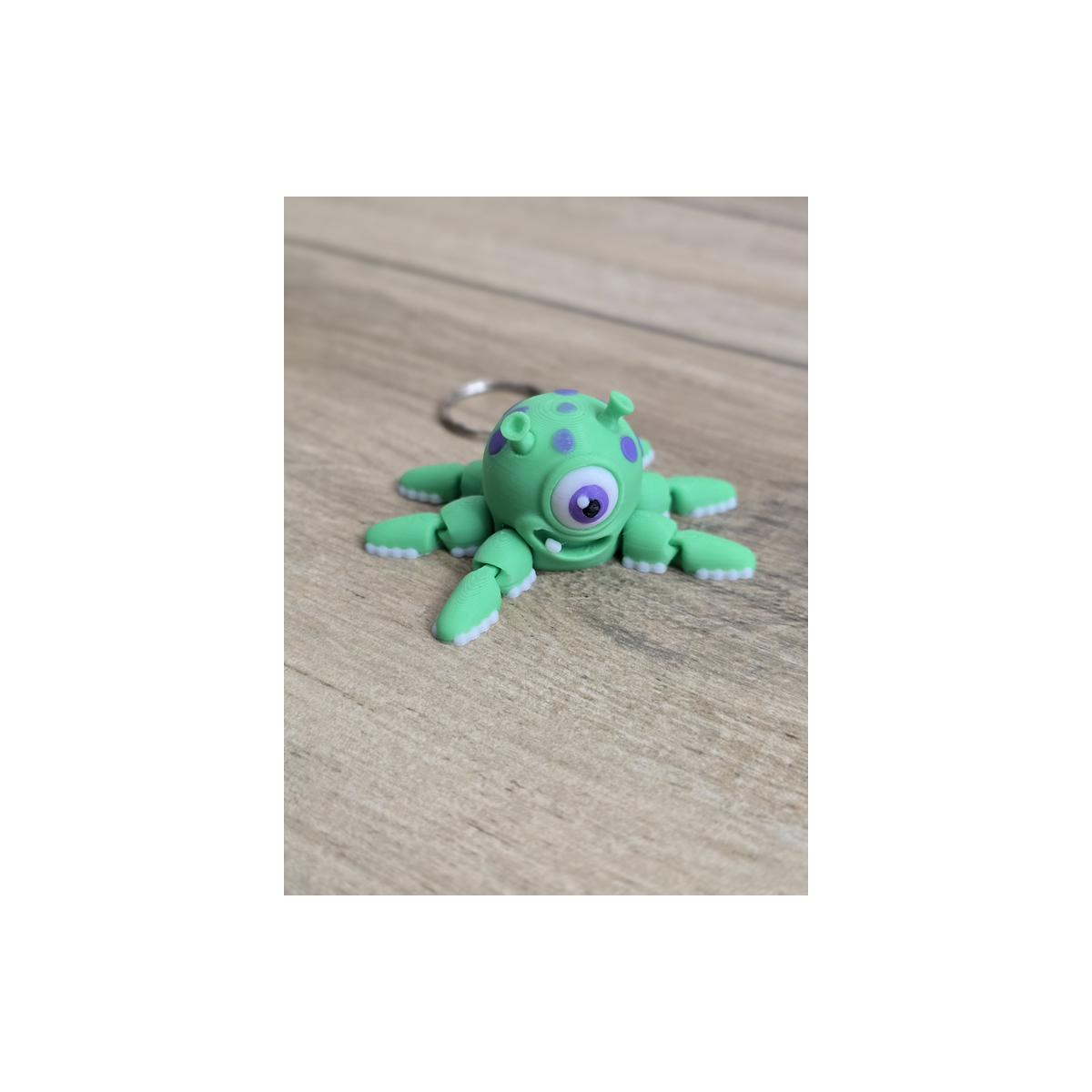 Breloczek Alien Squid Spinner 3d - Brelok Druk3d fidget Keychain mixGadzet