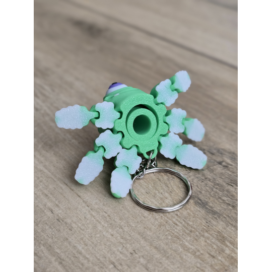 Breloczek Alien Squid Spinner 3d - Brelok Druk3d fidget Keychain mixGadzet