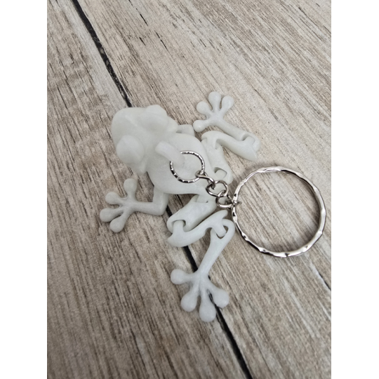 Świecący Brelok Żabka - Druk 3D