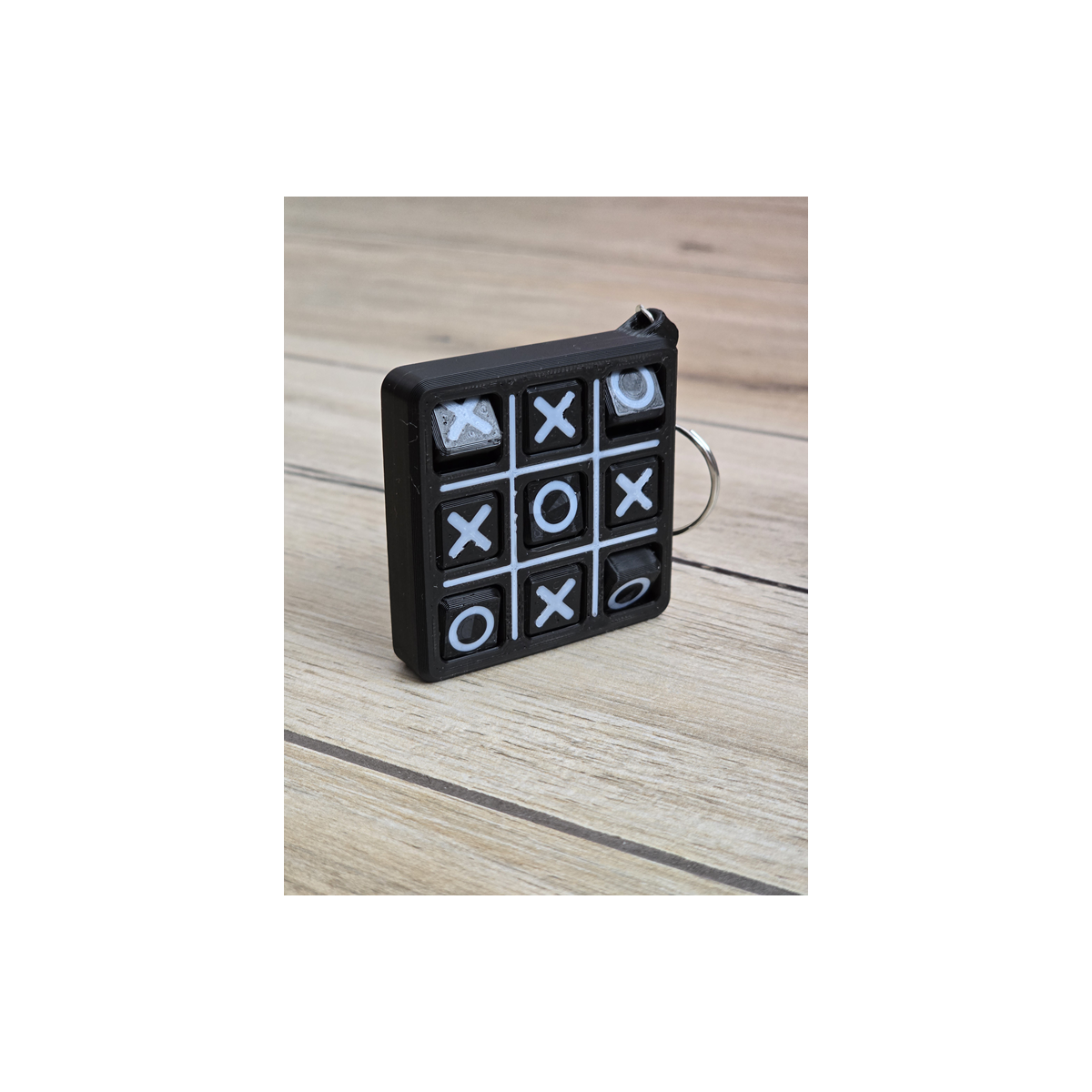 Brelok Gra Kółko i krzyżyk – Brelok 3d - Druk3d fidget Keychain mixGadzet
