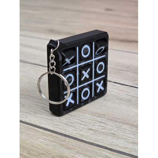 Brelok Gra Kółko i krzyżyk – Brelok 3d - Druk3d fidget Keychain mixGadzet