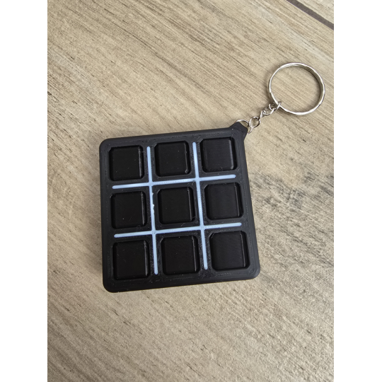 Brelok Gra Kółko i krzyżyk – Brelok 3d - Druk3d fidget Keychain mixGadzet