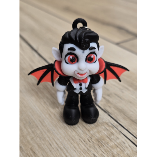 Breloczek z Postacią Wampira - Brelok Druk3D Keychain