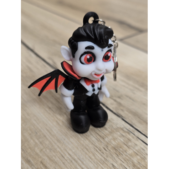 Breloczek z Postacią Wampira - Brelok Druk3D Keychain