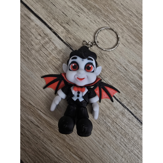 Breloczek z Postacią Wampira - Brelok Druk3D Keychain