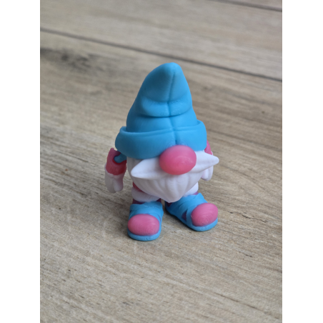 Gnom Boy 2w1 Brelok i magnes na lodówkę 3d - Brelok Druk3d fidget Keychain