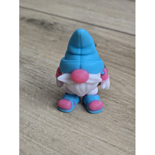 Gnom Boy 2w1 Brelok i magnes na lodówkę 3d - Brelok Druk3d fidget Keychain