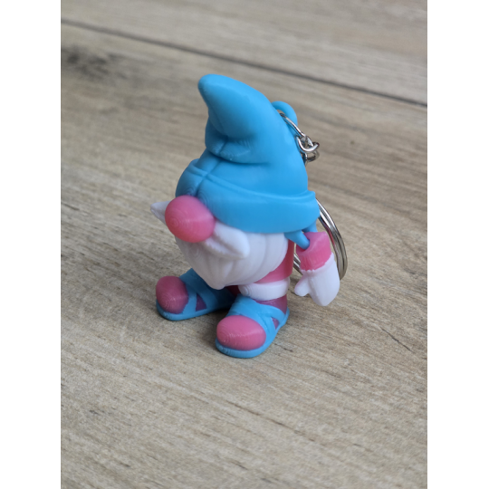 Gnom Boy 2w1 Brelok i magnes na lodówkę 3d - Brelok Druk3d fidget Keychain