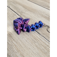 Unikatowy Brelok 3D Szkielet Ankylozaura - Druk3d Keychain
