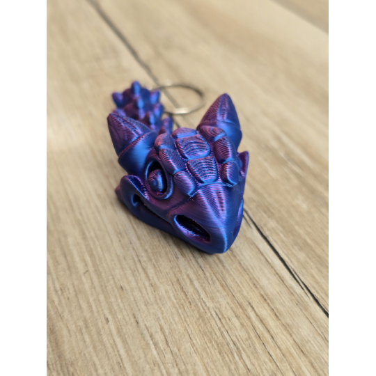 Unikatowy Brelok 3D Szkielet Ankylozaura - Druk3d Keychain