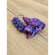 Unikatowy Brelok 3D Szkielet Ankylozaura - Druk3d Keychain