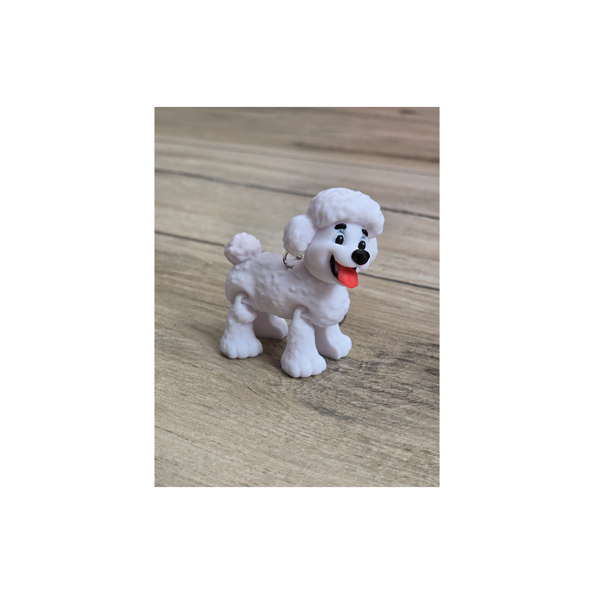 Breloczek Pudel 3d - Brelok Druk3d fidget Keychain mixGadzet