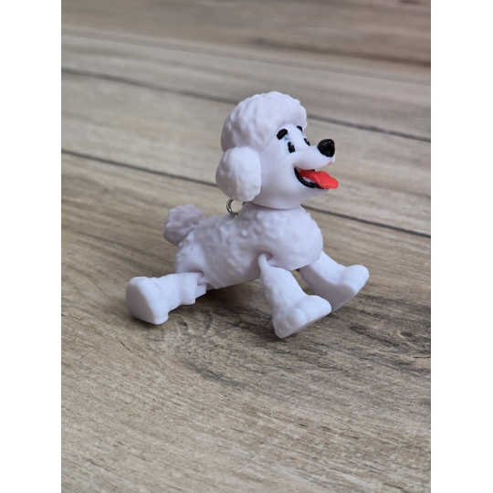 Breloczek Pudel 3d - Brelok Druk3d fidget Keychain mixGadzet
