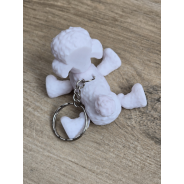 Breloczek Pudel 3d - Brelok Druk3d fidget Keychain mixGadzet