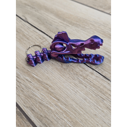 Unikatowy Brelok 3D Szkielet Spinozaura - Druk3d Keychain