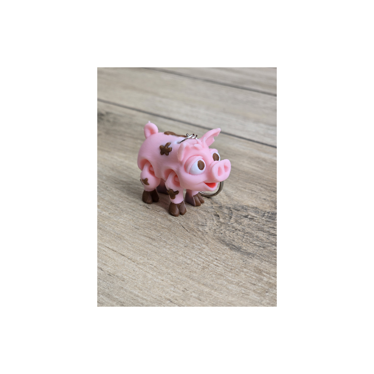 Breloczek Świnka 3d - Brelok Druk3d fidget Keychain mixGadzet