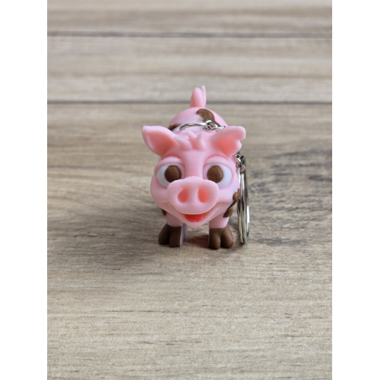 Breloczek Świnka 3d - Brelok Druk3d fidget Keychain mixGadzet