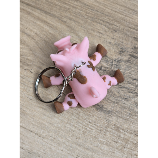 Breloczek Świnka 3d - Brelok Druk3d fidget Keychain mixGadzet