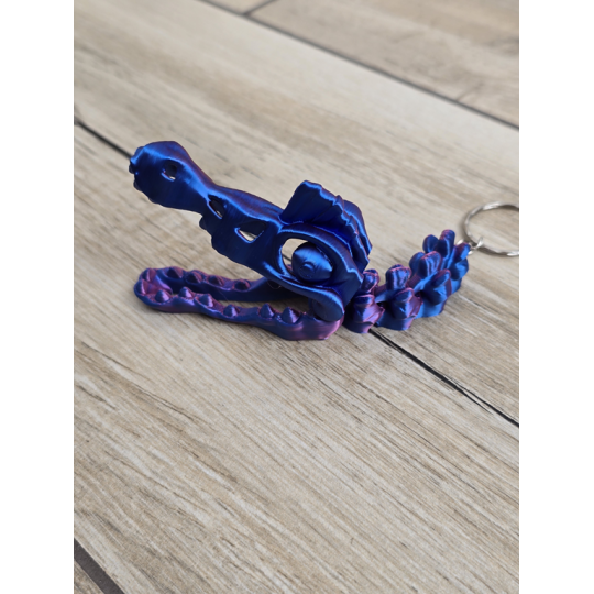 Unikatowy Brelok 3D Szkielet Spinozaura - Druk3d Keychain