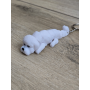 Breloczek Bichon Frise 3d - Seria Psów Brelok Druk3d fidget Keychain