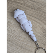 Breloczek Bichon Frise 3d - Seria Psów Brelok Druk3d fidget Keychain