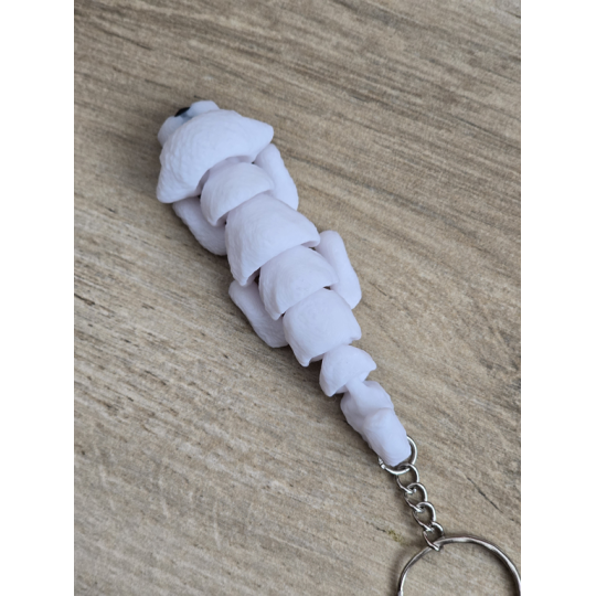 Breloczek Bichon Frise 3d - Seria Psów Brelok Druk3d fidget Keychain
