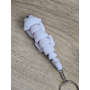 Breloczek Bichon Frise 3d - Seria Psów Brelok Druk3d fidget Keychain