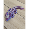 Wolf DragonCrystal 16cm - Ruchomy Świecący w Nocy - Druk 3D mixGadzet