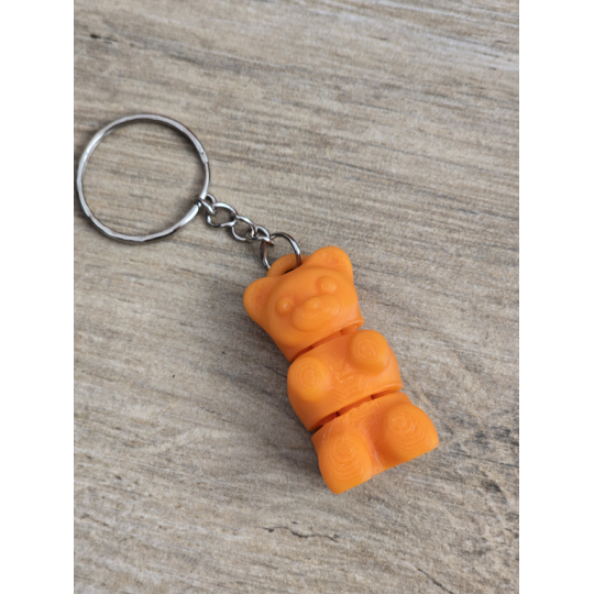 Breloczek Gummy Bear 3d - Brelok Druk3d fidget Keychain mixGadzet