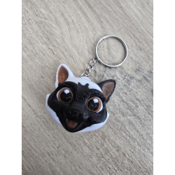Śłodki Kociak Brelok i Magnes 2w1 3D - Brelok Druk3d fidget Keychain