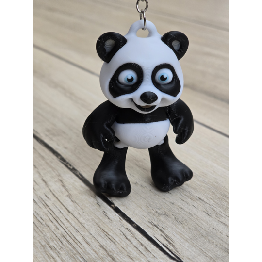 Brelok Panda 3D do Kluczy / Torebki - Druk3d Keychain fidget mixGadzet