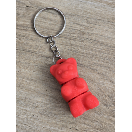 Breloczek Gummy Bear 3d - Brelok Druk3d fidget Keychain mixGadzet