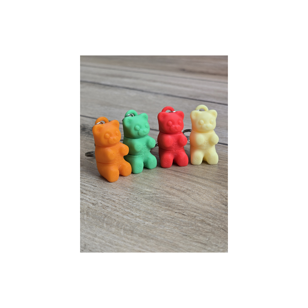 Breloczek Gummy Bear 3d - Brelok Druk3d fidget Keychain mixGadzet