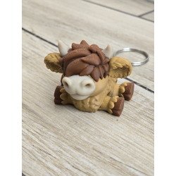 Breloczek z Uroczą Krową Highland 3D - Brelok Druk3d fidget Keychain