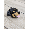 Uroczy Rottweiler Brelok i Magnes na Lodówkę 2w1 3D - Druk3d Keychain