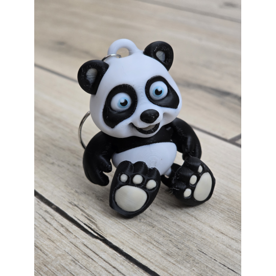 Brelok Panda 3D do Kluczy / Torebki - Druk3d Keychain fidget mixGadzet