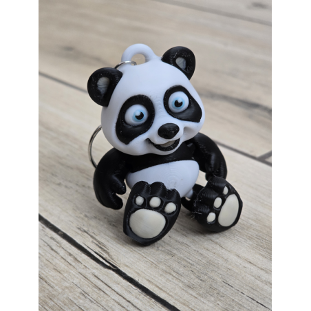 Brelok Panda 3D do Kluczy / Torebki - Druk3d Keychain fidget mixGadzet